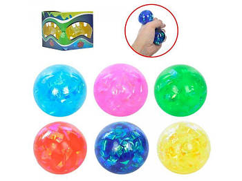 Іграшка антистрес скиш М'ячик блискучий BJ0021 G-Rich