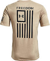 Мужская футболка Under Armour New Freedom Flag Marine Od Green/Desert Sand, Размер L, фото 4