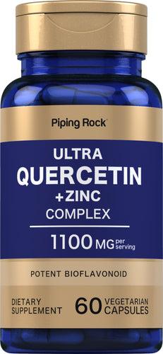 Ультракомплекс Кверцетин із цинком Piping Rock Ultra Quercetin plus Zinc Complex 1100 мг 60 капс.