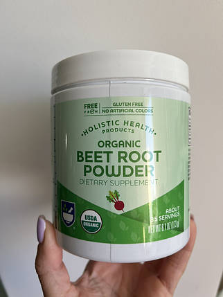 Антиоксиданти суперфуд Корінь буряка Rite Aid Organic Beet Root Powder 173 г (35 порц.), фото 1