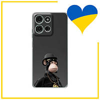 Чохол силіконовий для Motorola Moto G15 (NFT мавпа) / Чохли на Moto G15