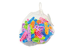 Прищіпка для білизни в сітці 50шт 5х3х1см Stenson (R89638)