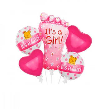 Набір повітряних кульок It`sa Girl 5-81288 (5шт) 646292 G-Rich