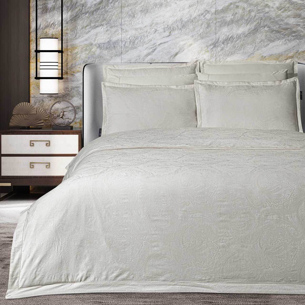 Двоспальний Євро комплект Sarev Borendo Сатин Преміум (на замовлення), фото 1