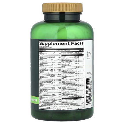 Вітаміни із суперпродуктами без заліза Swanson Whole Food Multi without Iron 90 таб., фото 2