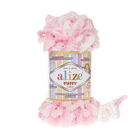 Пряжа Alize Puffy Color № 5863 (Пряжа з петлями Алізе Пуффі Колор)