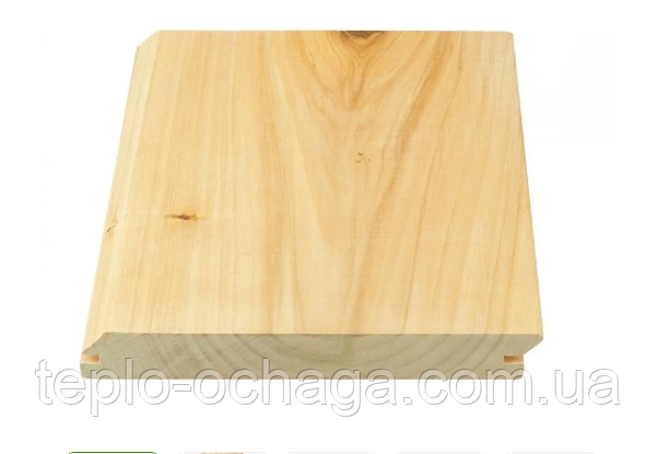 Сайдинг (планкен) липа, суцільний 160х24х2000-2800 мм.