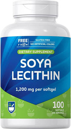 Лецитин Rite Aid Soya Lecithin 1200 мг 100 капс., фото 1