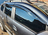 Вітровики (4 шт., Sunplex Sport) для Dacia Duster 2018-2024 рр, фото 4