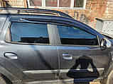 Вітровики (4 шт., Sunplex Sport) для Dacia Duster 2018-2024 рр, фото 5
