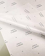 Щільний тіш'ю папір 40г 50х70 см Персоналізований дизайн з логотипом під замовлення, фото 8