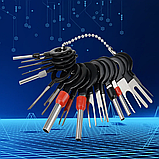 Набір ключів для зняття клем авто, знімач клем, для розкриття авто роз'ємів і терміналів 18 неіржавка сталь, фото 7