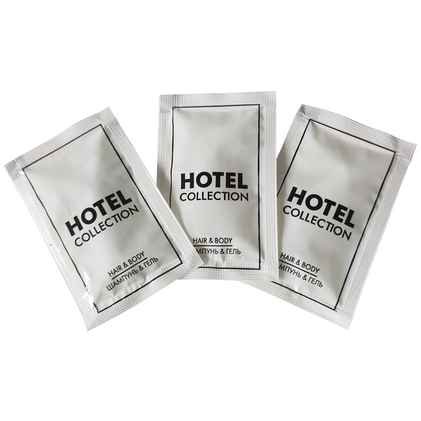 Шампунь-гель 2в1 Hotel Collection 10 мл одноразовий для готелів, 1/500