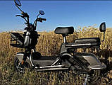 Електроскутер Двомісний 500W 60V/20Ah Crosser CR2, фото 6