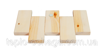 Брус лавковий липа сухий, струганий 55х24х2000-2400 мм "Еко", фото 2