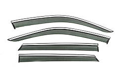 Вітровики з хромом Niken Luxury (HB, 4 шт) для Skoda Fabia 2014-2021 рр