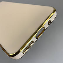 Чохол для Motorola Moto G23 чохол із золотою окантовкою на телефон моторола мото г23 пудровий h7y, фото 4