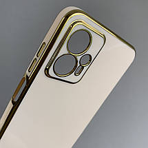 Чохол для Motorola Moto G23 чохол із золотою окантовкою на телефон моторола мото г23 пудровий h7y, фото 3