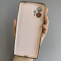 Чохол для Motorola Moto G23 чохол із золотою окантовкою на телефон моторола мото г23 пудровий h7y, фото 2