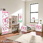 Ліжко для дівчинки Альпійський сон Дрема з шухлядою + захисний бортик, дитячі меблі Dream style, фото 4