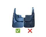 Задні бризковики 2015-2021 (2 шт, під обвіс, вузькі) для Toyota Land Cruiser 200, фото 2