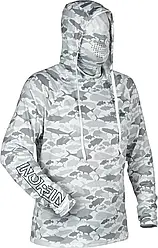 Реглан з капюшоном та захистом від "UV" Norfin SUN PRO BARRACUDA HOODIE (90%Ny,10%Spandex,UPF50+) / S
