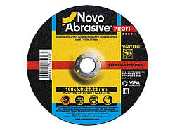 Диск зачисний 180мм х 6мм х 22,2мм Profi 27 ТМ NovoAbrasive