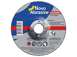 Диск зачисний 125мм х 6мм х 22,2мм Standard 27 ТМ NovoAbrasive
