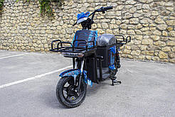 Електроскутер CROSSRIDE 14 "COURIER 01", 1000 Вт 60 В/20 А*год, чорний