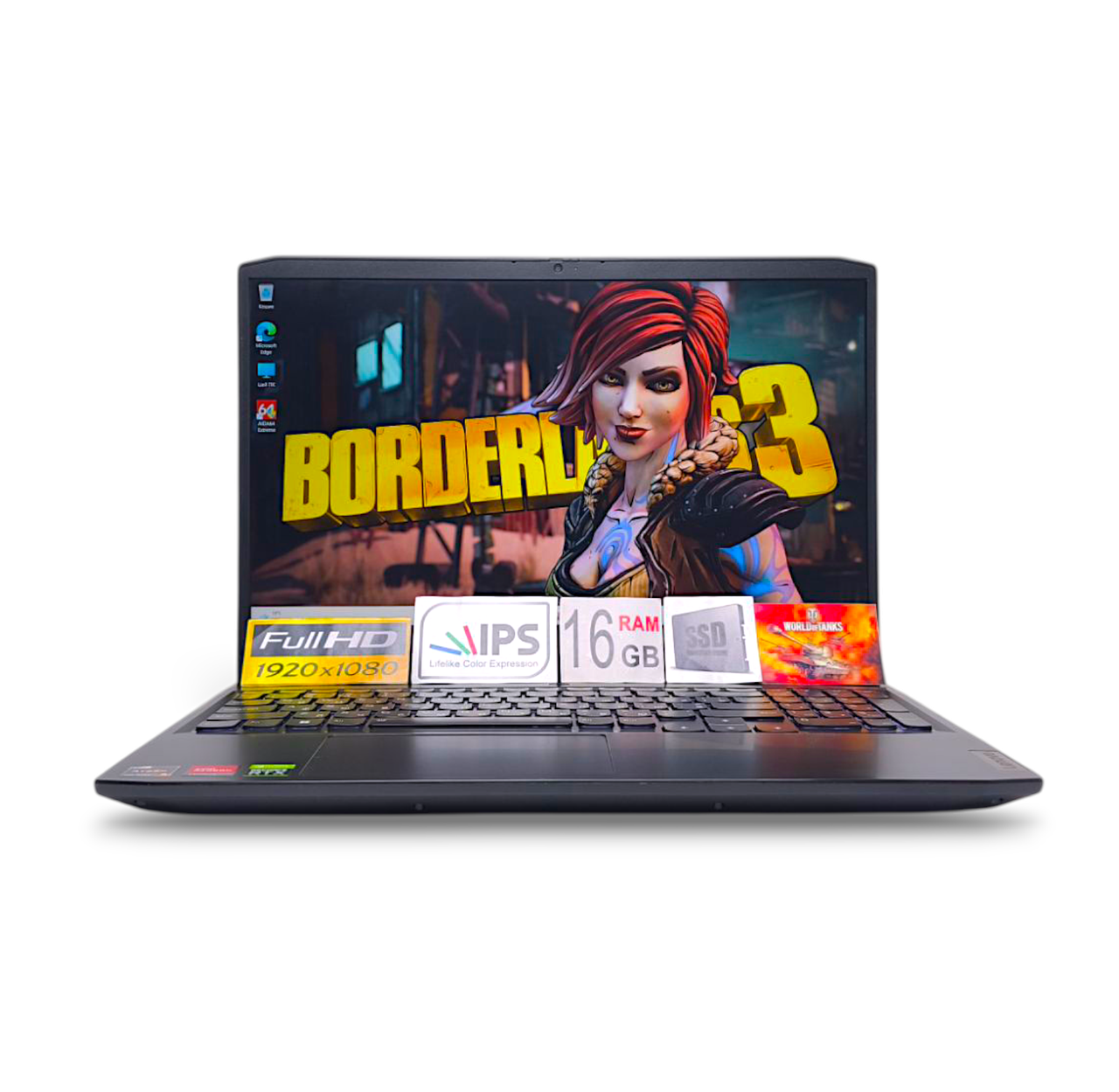 Ноутбук Lenovo IdeaPad 3 Gaming 15.6"FHD IPS 120Hz Ryzen 5 5600H 16Gb SSD 256GB+1TB HDD Nvidia RTX 3050TI