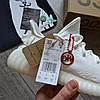 Чоловічі кросівки  Adidas Yeezy Boost 350 V2 White Білі Адідас Ізі Буст 350 текстиль primeknit демісезон, фото 3