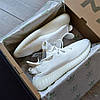 Чоловічі кросівки  Adidas Yeezy Boost 350 V2 White Білі Адідас Ізі Буст 350 текстиль primeknit демісезон, фото 7
