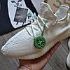 Чоловічі кросівки  Adidas Yeezy Boost 350 V2 White Білі Адідас Ізі Буст 350 текстиль primeknit демісезон, фото 2