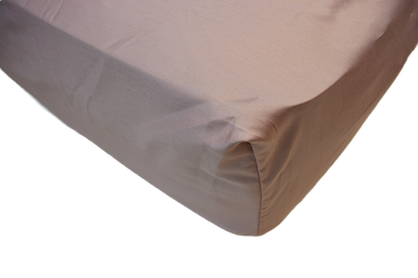 Простирадло на резинці Сатин гладкофарбований Фраппе