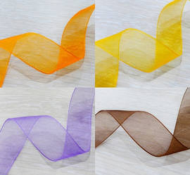 Стрічка органза 2 см, колір в асортименті