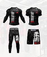 Комплект 4 в 1 Cody Lundin JIU JITSU Black Marble рашгард, леггинсы, шорты, футболка..