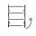 Сушарка для рушників KOSSER Трапеція 500х400/4 ER регулятор., фото 2