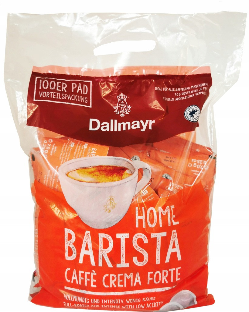 Кава в чалдах Senseo Dallmayr Caffe Crema Forte 100 монодоз Philips Senseo 62 мм Німеччина