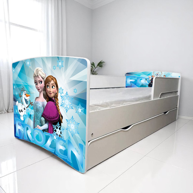 Ліжко для дівчинки Холодне Серце, дитячі меблі King Queen, фото 1