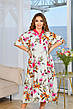 Шикарна літня сукня для всіх розмірів квітковий принт, фото 7