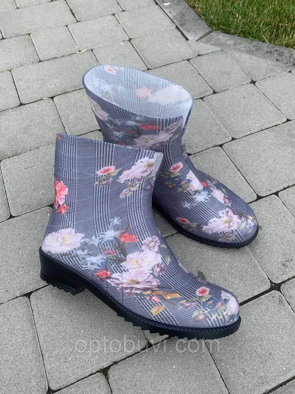 Напівчоботи гумові жіночі Litma