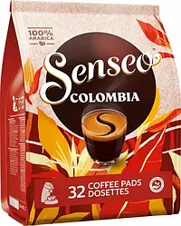 Кава в чалдах Senseo Colombia 32 порції Philips Сенсео 62 мм Нідерланди з м'якою кислинкою