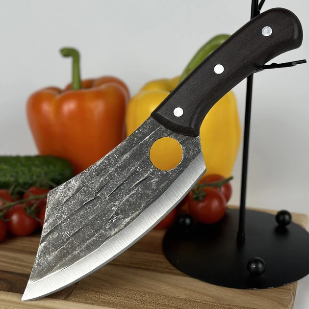 Універсальний кухонний ніж 25 см ніж сокирка з нержавіючої сталі, фото 1