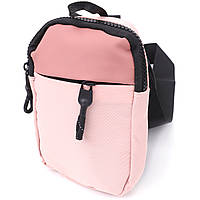 Жіноча слінг сумка для подорожей з якісного текстилю Vintage sale_15154 Рожевий