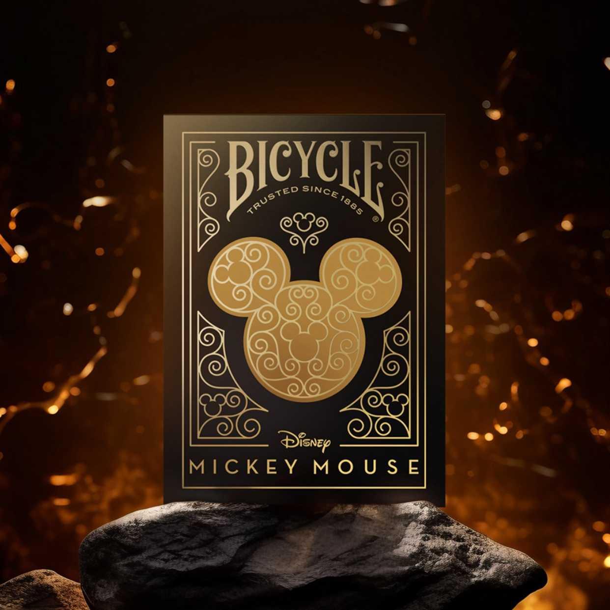 Карти гральні | Bicycle Disney Mickey Mouse Black and Gold