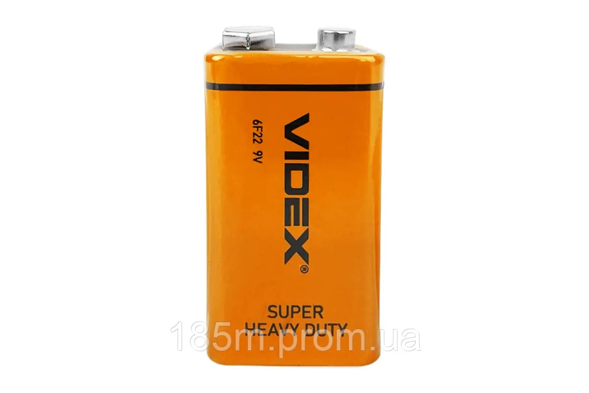 Батарейка Videx 6F22 shrink, фото 1