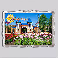 Акриловий магніт з друком "Дендропарк, Кропивницький, Kropyvnytskyi" 92x65 (16042)