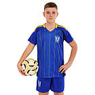 Форма футбольна дитяча із символікою збірної УКРАЇНА 2025 SP-Sport CO-4671 20-30 синій, фото 2
