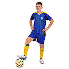 Форма футбольна дитяча із символікою збірної УКРАЇНА 2025 SP-Sport CO-4671 20-30 синій, фото 3