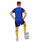 Форма футбольна дитяча із символікою збірної УКРАЇНА 2025 SP-Sport CO-4671 20-30 синій, фото 7